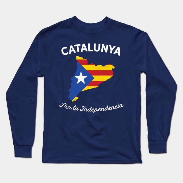 Catalunya - Per la Independència Long Sleeve T-Shirt by phenomad